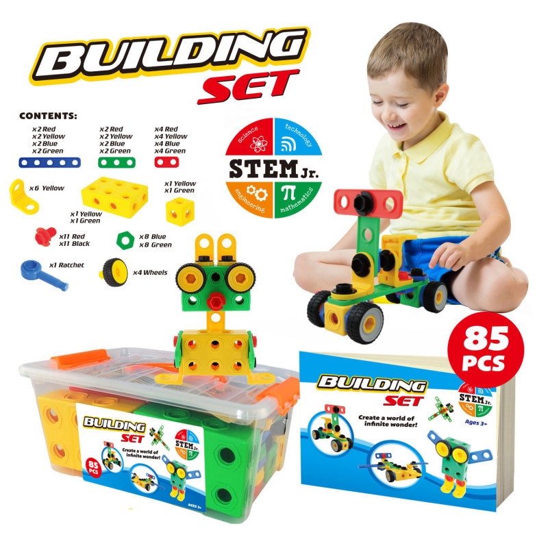 Deluxe Building Blocks Set 85pcs